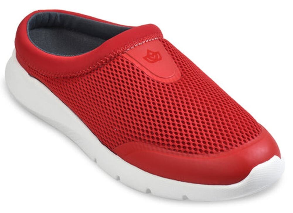 Spenco Womens Bliss Slip-on Shoes Size 8.5 Wide Red Casual Mules NIB